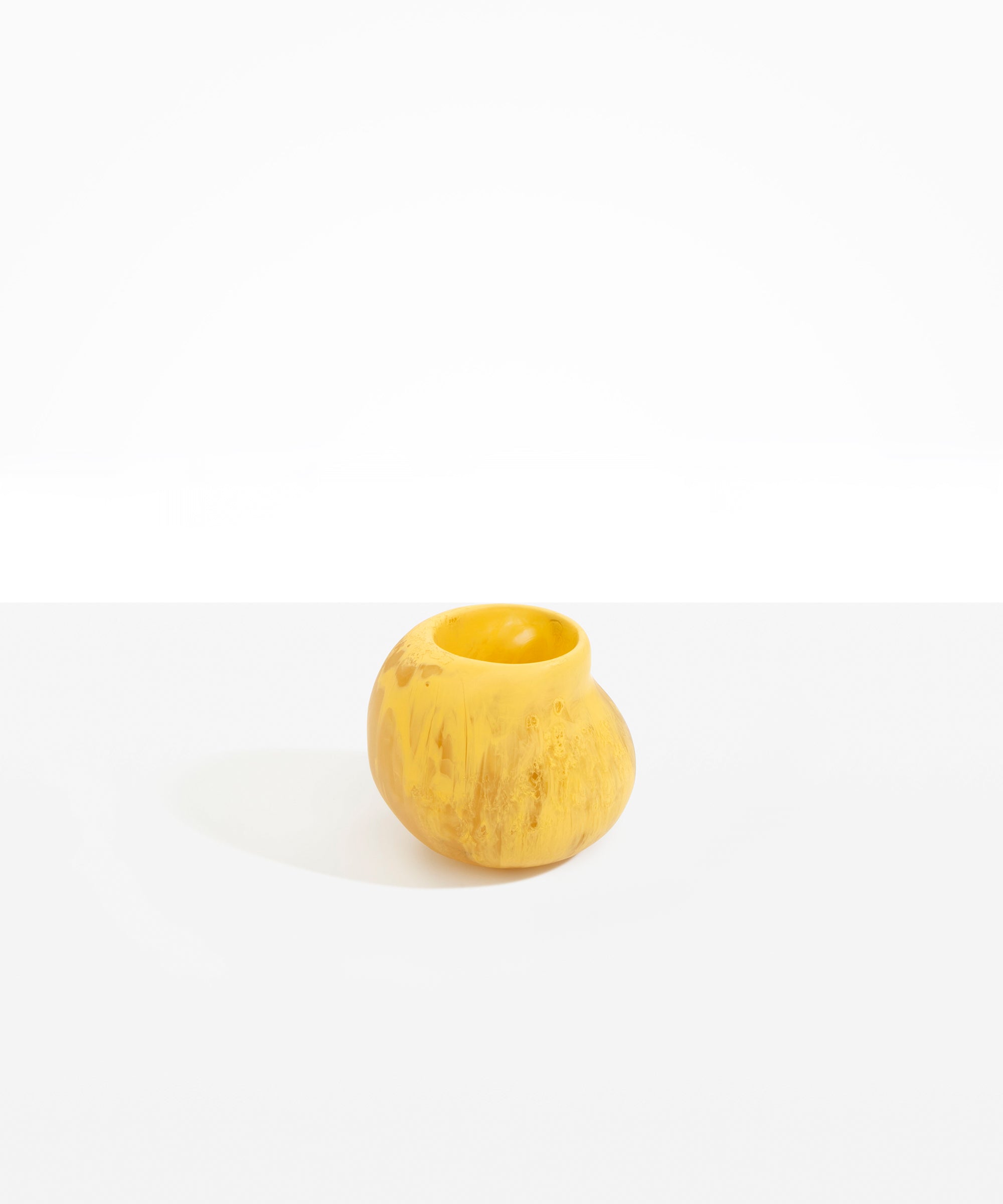 Dinosaur Designs Medium Moss Vase in Pollen Colour resin..