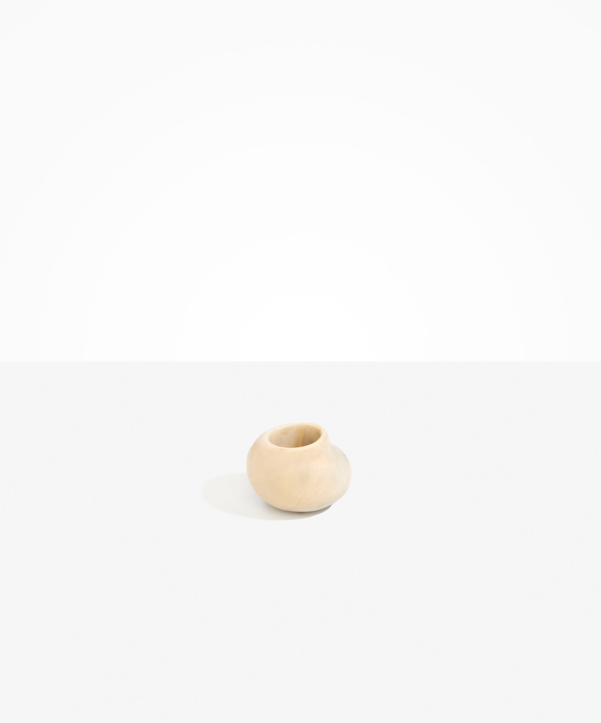 Dinosaur Designs Small Moss Vase Vases in Sandy Pearl Colour resin
