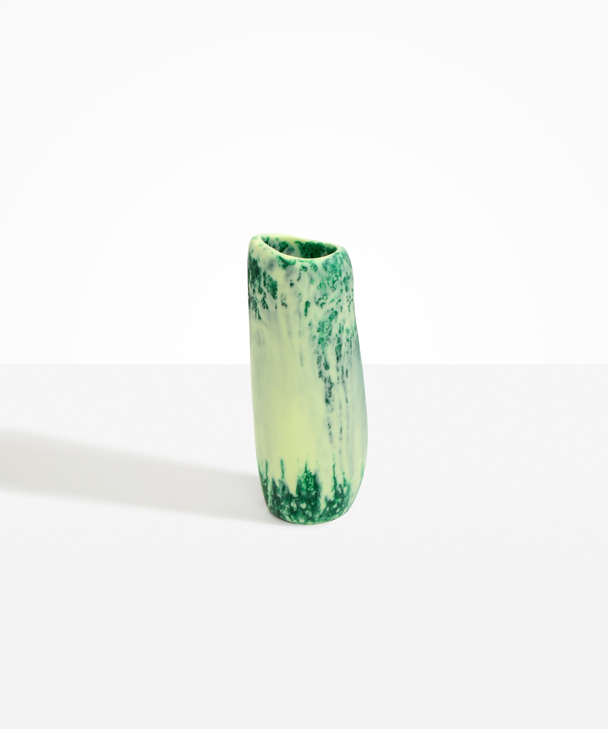 Dinosaur Designs Temple Vase in Grass Colour resin