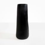 Dinosaur Designs Tall Pebble Vase in Black Colour resin