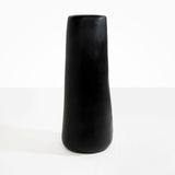 Dinosaur Designs Tall Pebble Vase in Black Colour resin