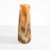 Dinosaur Designs Tall Pebble Vase in Light Horn Colour resin