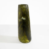 Dinosaur Designs Tall Pebble Vase in Malachite Colour resin.