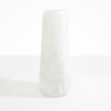 Dinosaur Designs Tall Pebble Vase in Snow Swirl Colour resin.