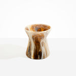 Dinosaur Designs Large Bow Vase in Light Horn Colour resin