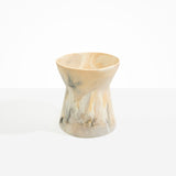 Dinosaur Designs Large Bow Vase in Sandy Pearl Colour resin