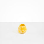 Dinosaur Designs Medium Volcanic Vase in Daisy Colour resin..