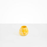 Dinosaur Designs Medium Volcanic Vase in Daisy Colour resin..