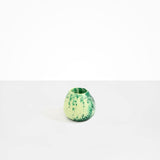 Dinosaur Designs Medium Volcanic Vase in Grass Colour resin..