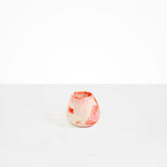 Dinosaur Designs Medium Volcanic Vase in Strawberry Colour resin..