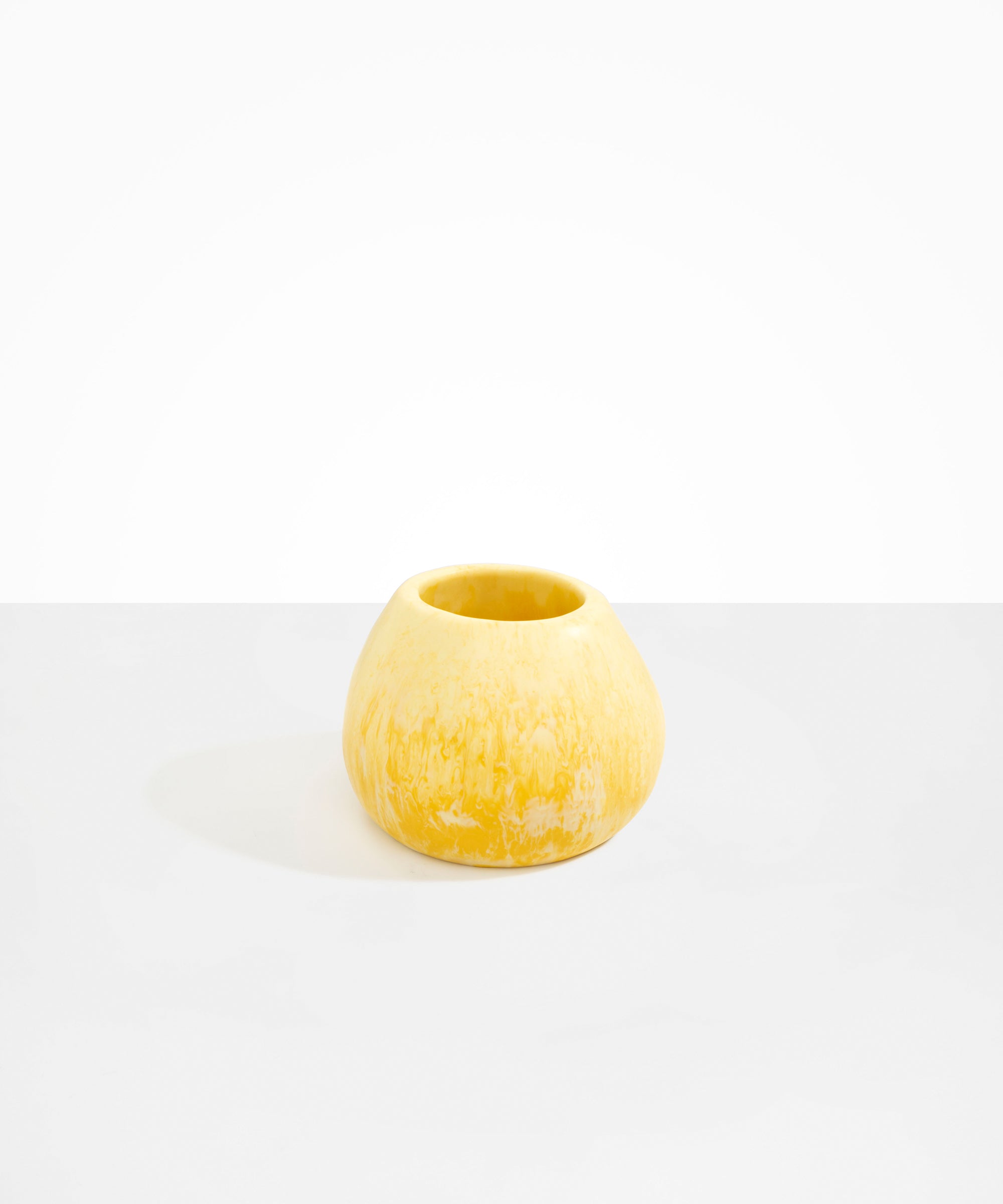 Dinosaur Designs Volcanic Vase in Daisy Colour resin