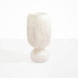 Dinosaur Designs Tall Rockpool Vase in Chalk Swirl Colour resin.