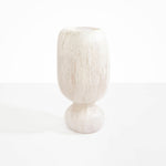 Dinosaur Designs Tall Rockpool Vase in Chalk Swirl Colour resin