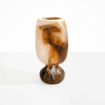 Dinosaur Designs Tall Rockpool Vase in Light Horn Colour resin