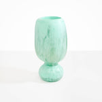 Dinosaur Designs Tall Rockpool Vase in Mint Colour resin.