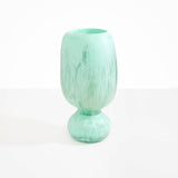 Dinosaur Designs Tall Rockpool Vase in Mint Colour resin