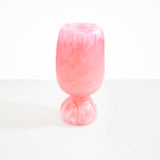 Dinosaur Designs Tall Rockpool Vase in Shell Pink Colour resin