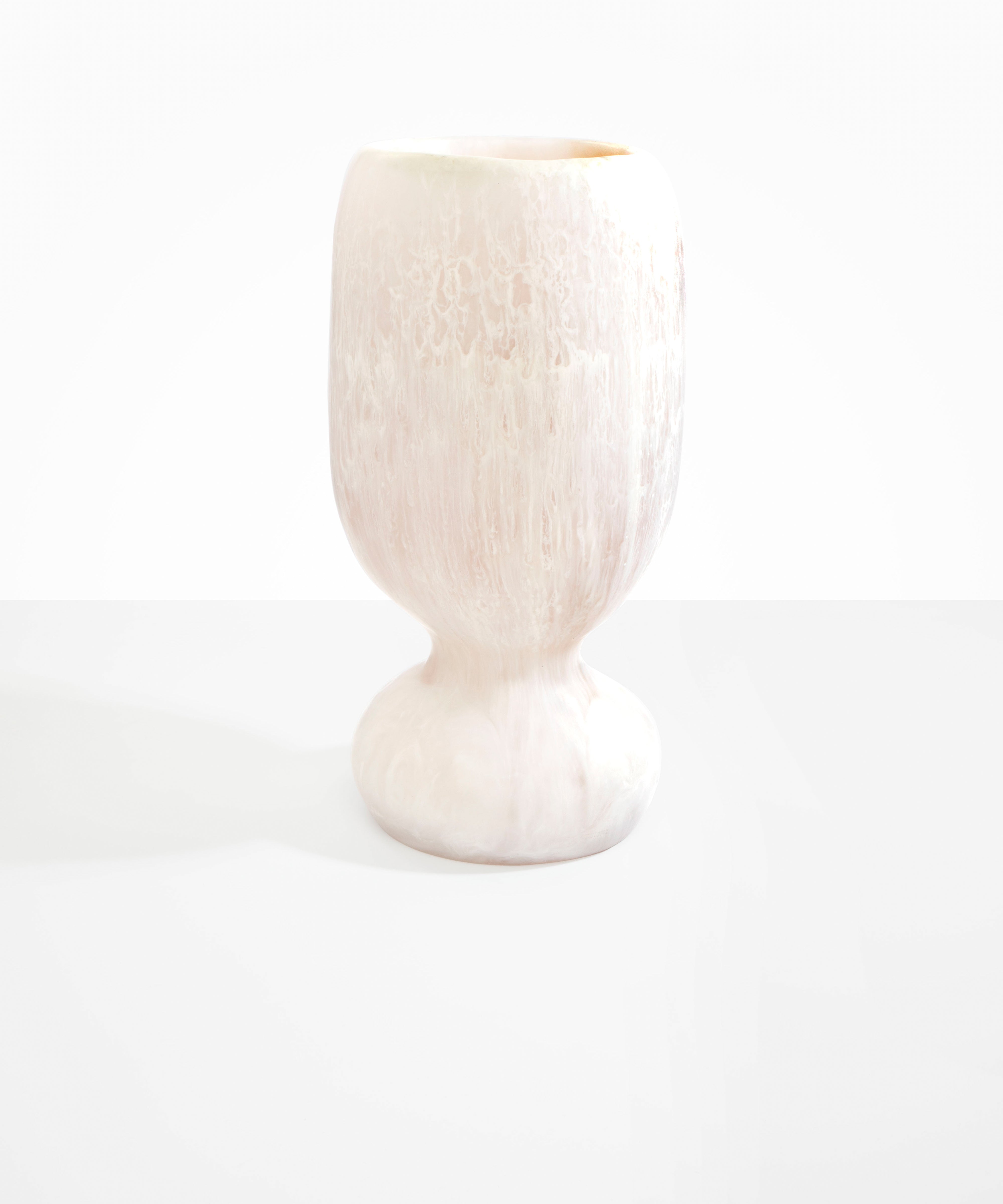Dinosaur Designs Extra Large Rockpool Vase Vases in Chalk Swirl Colour resin