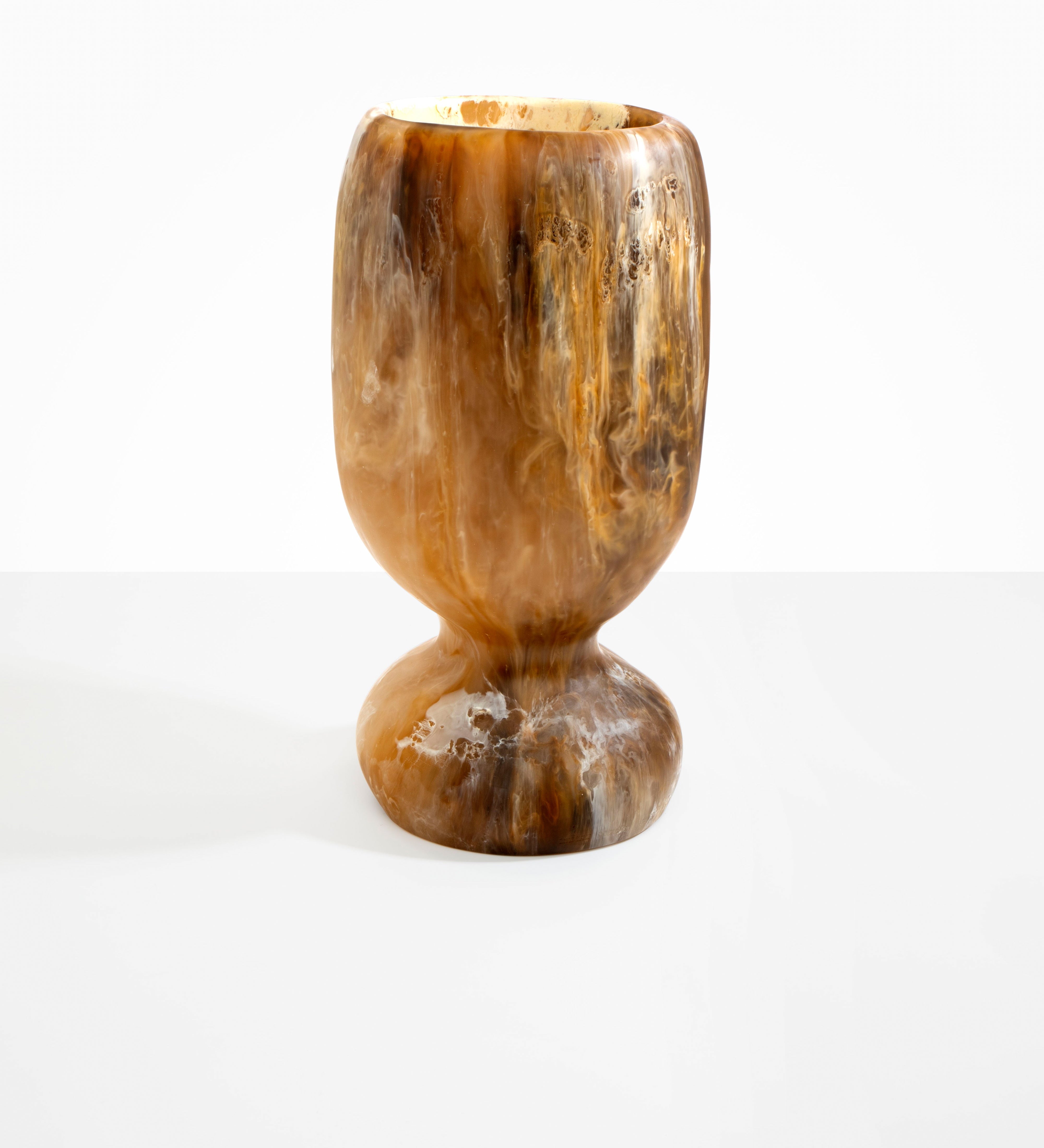 Dinosaur Designs Extra Large Rockpool Vase Vases in Light Horn Colour resin
