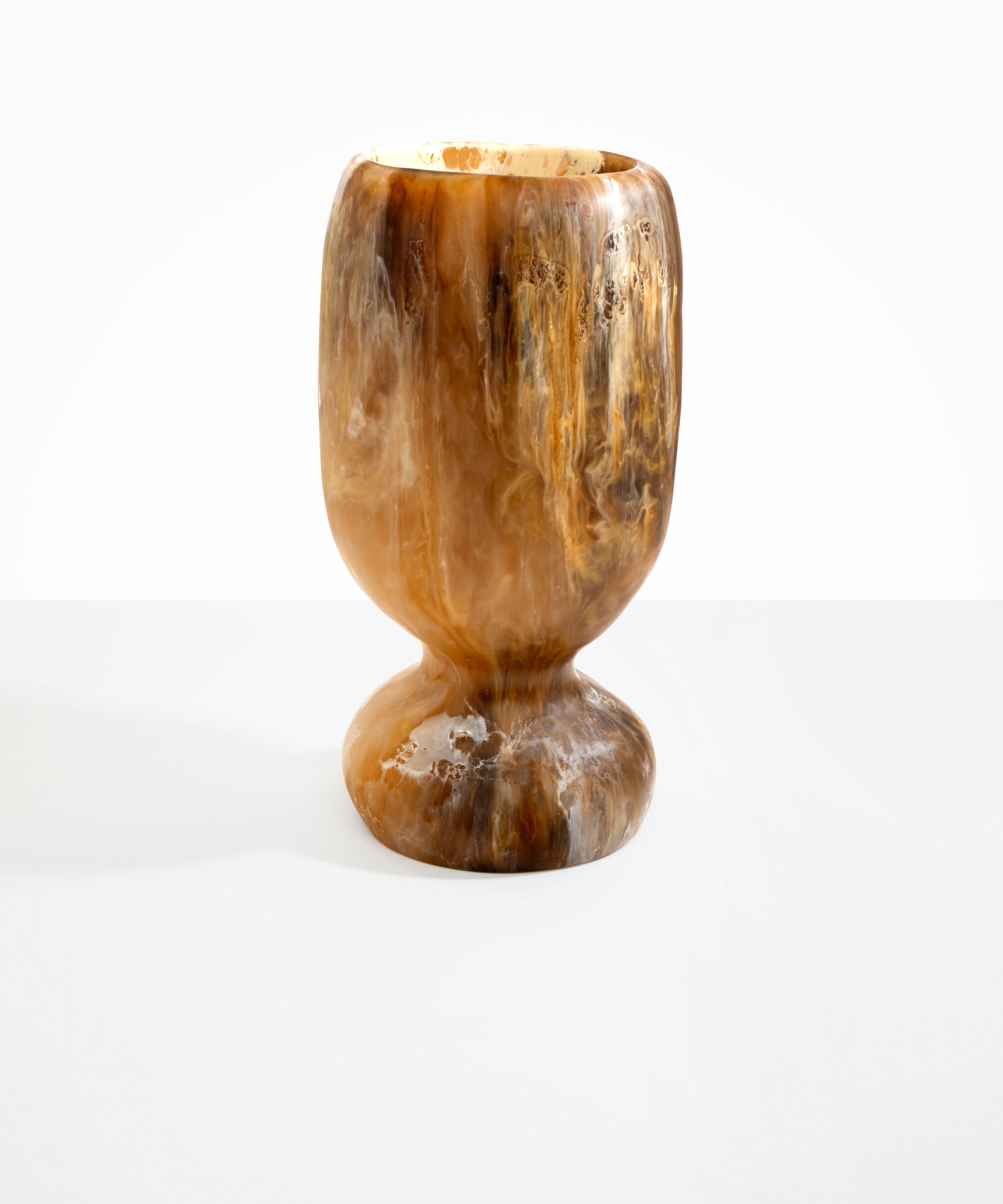Dinosaur Designs Extra Large Rockpool Vase Vases in Light Horn Colour resin