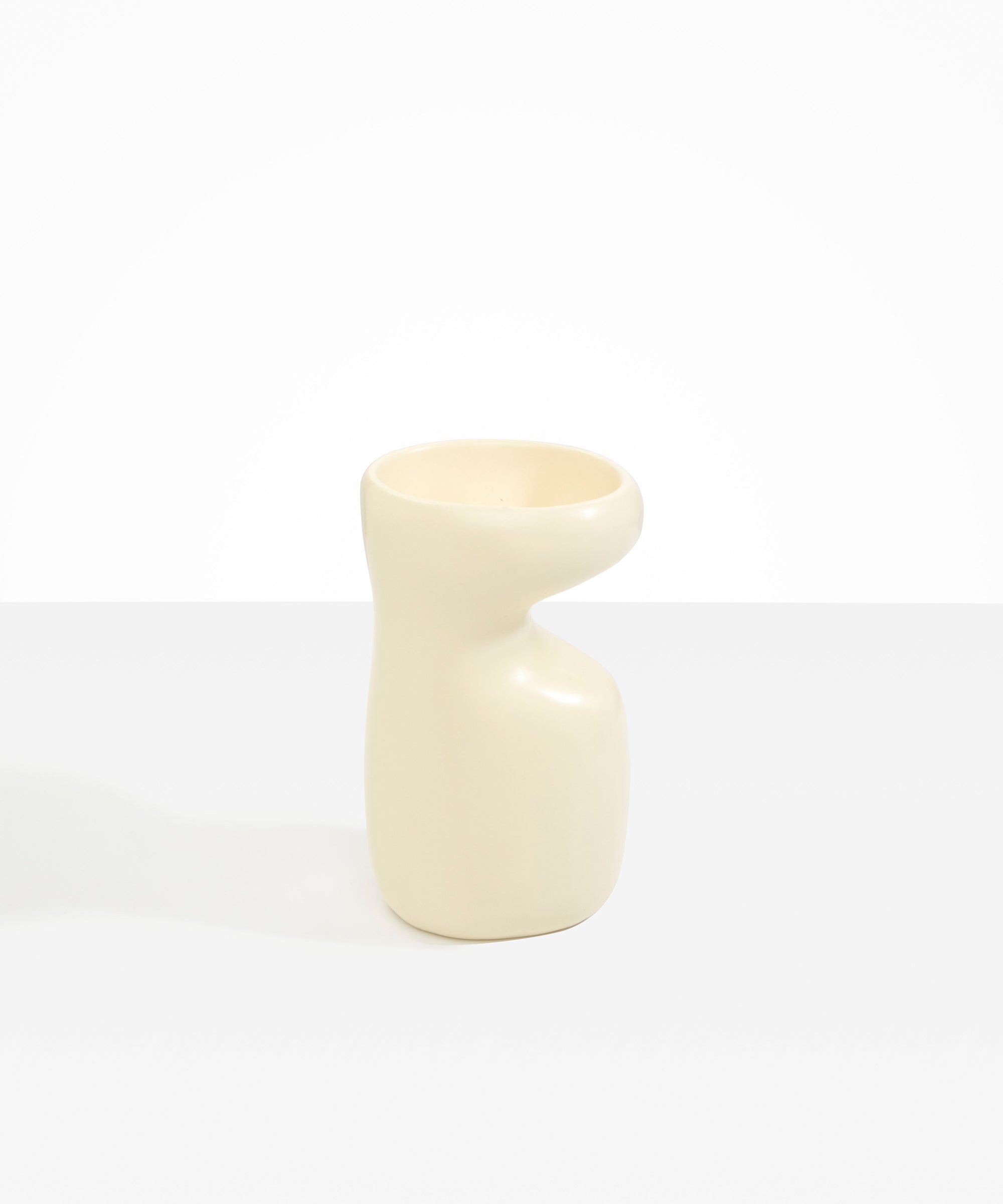 Dinosaur Designs Medium Sprout Vase in Cream Colour resin