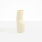 Dinosaur Designs Medium Studio Vase in Cream Colour resin
