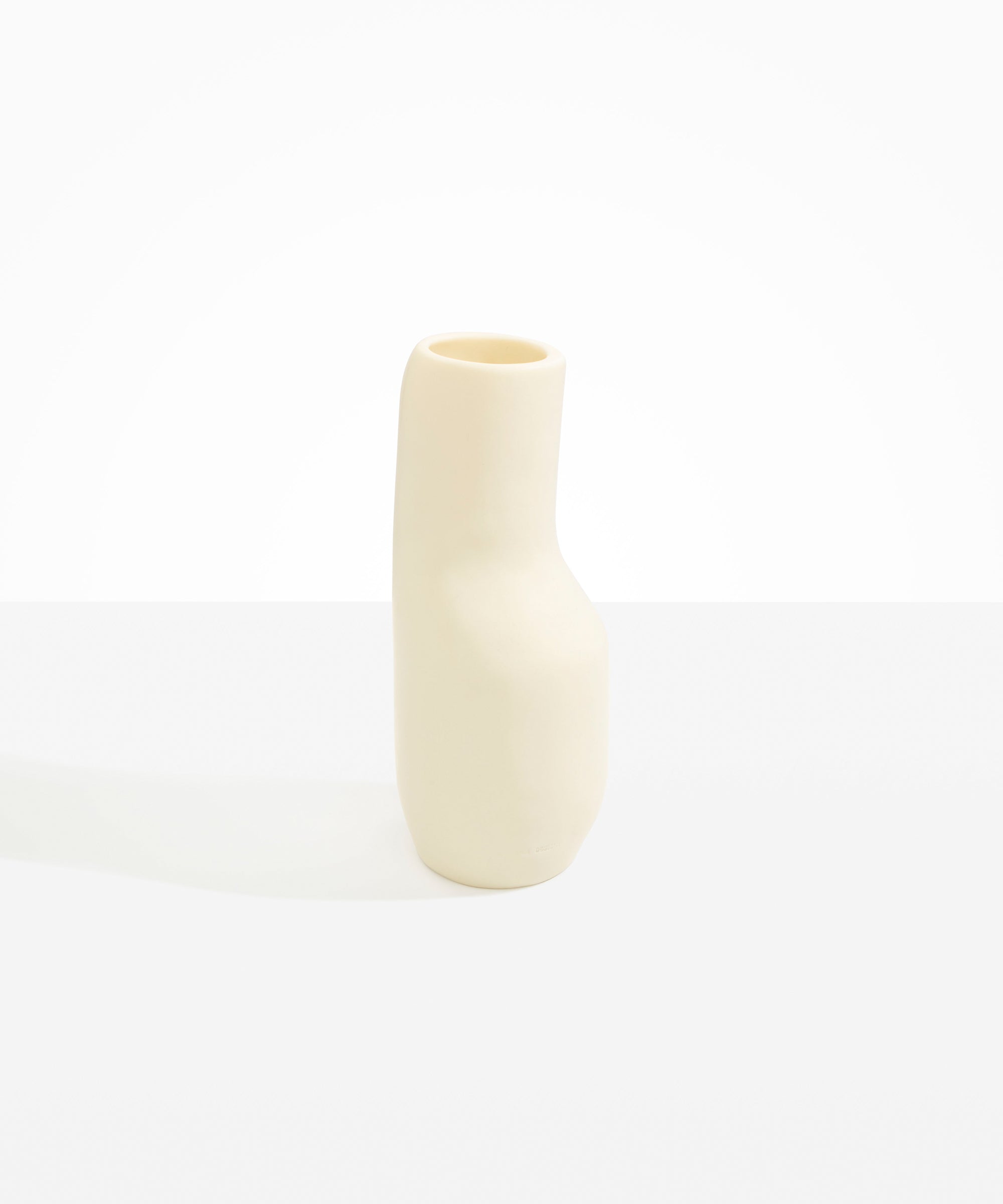 Dinosaur Designs Medium Studio Vase in Cream Colour resin