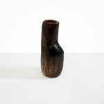 Dinosaur Designs Medium Studio Vase in Dark Horn Colour resin.