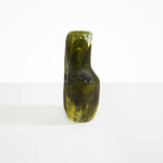 Dinosaur Designs Medium Studio Vase in Malachite Colour resin.