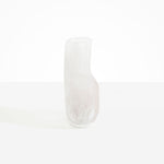 Dinosaur Designs Medium Studio Vase in Snow Swirl Colour resin.