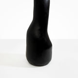 Dinosaur Designs Tall Studio Vase in Black Colour resin..