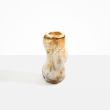 Dinosaur Designs Medium Valley Vase in Light Horn Colour resin..