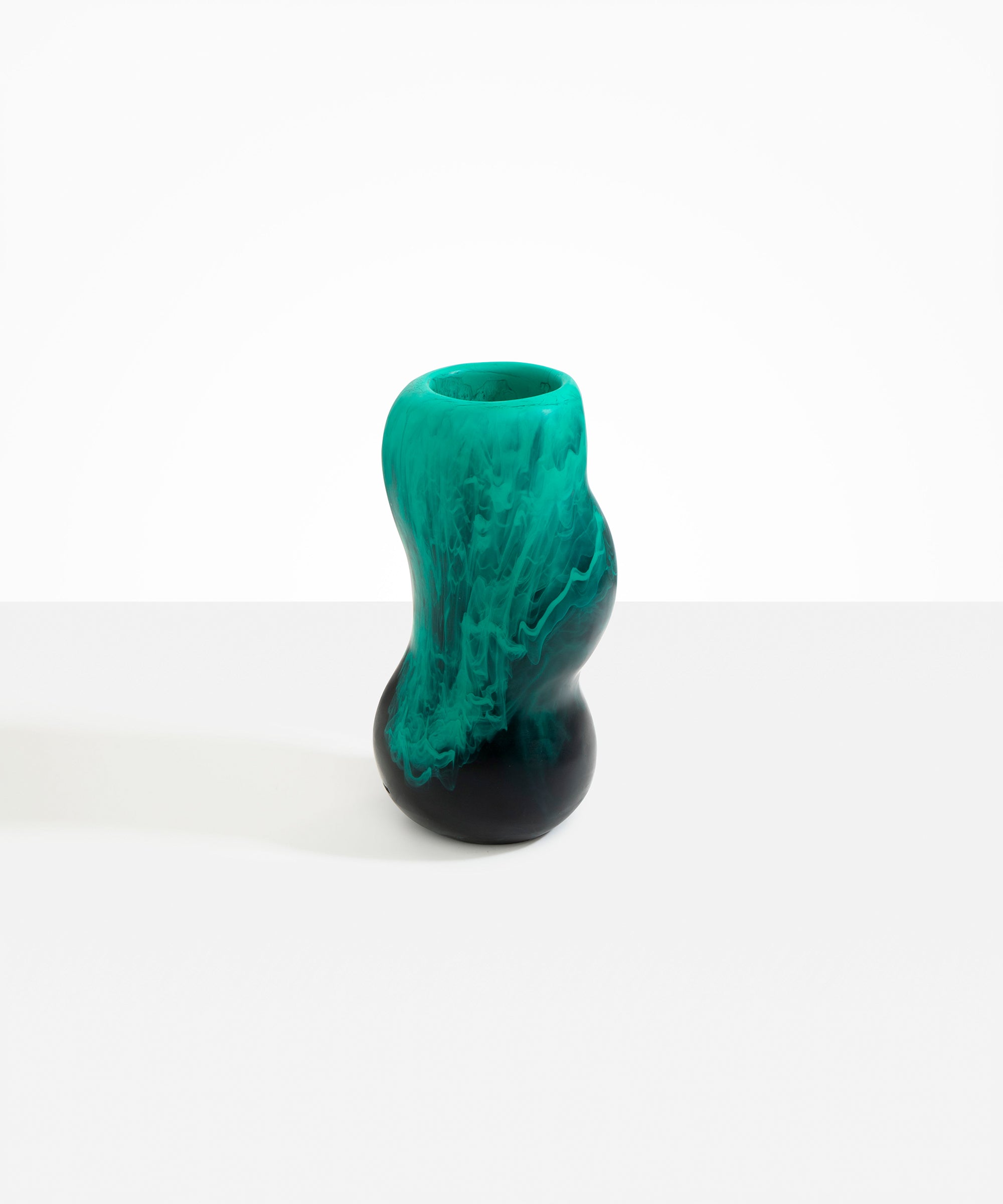 Dinosaur Designs Medium Valley Vase Vases in Mineral Swirl Colour resin