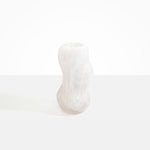 Dinosaur Designs Medium Valley Vase Vases in Snow Swirl Colour resin