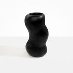 Dinosaur Designs Valley Vase in Black Colour resin...