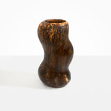 Dinosaur Designs Valley Vase in Dark Horn Colour resin..