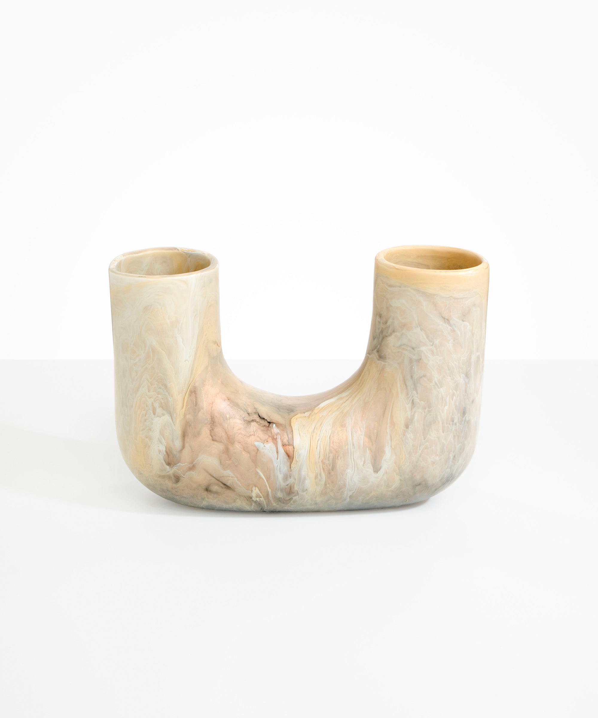 Dinosaur Designs Large Branch Vase in Sandy Pearl Colour resin