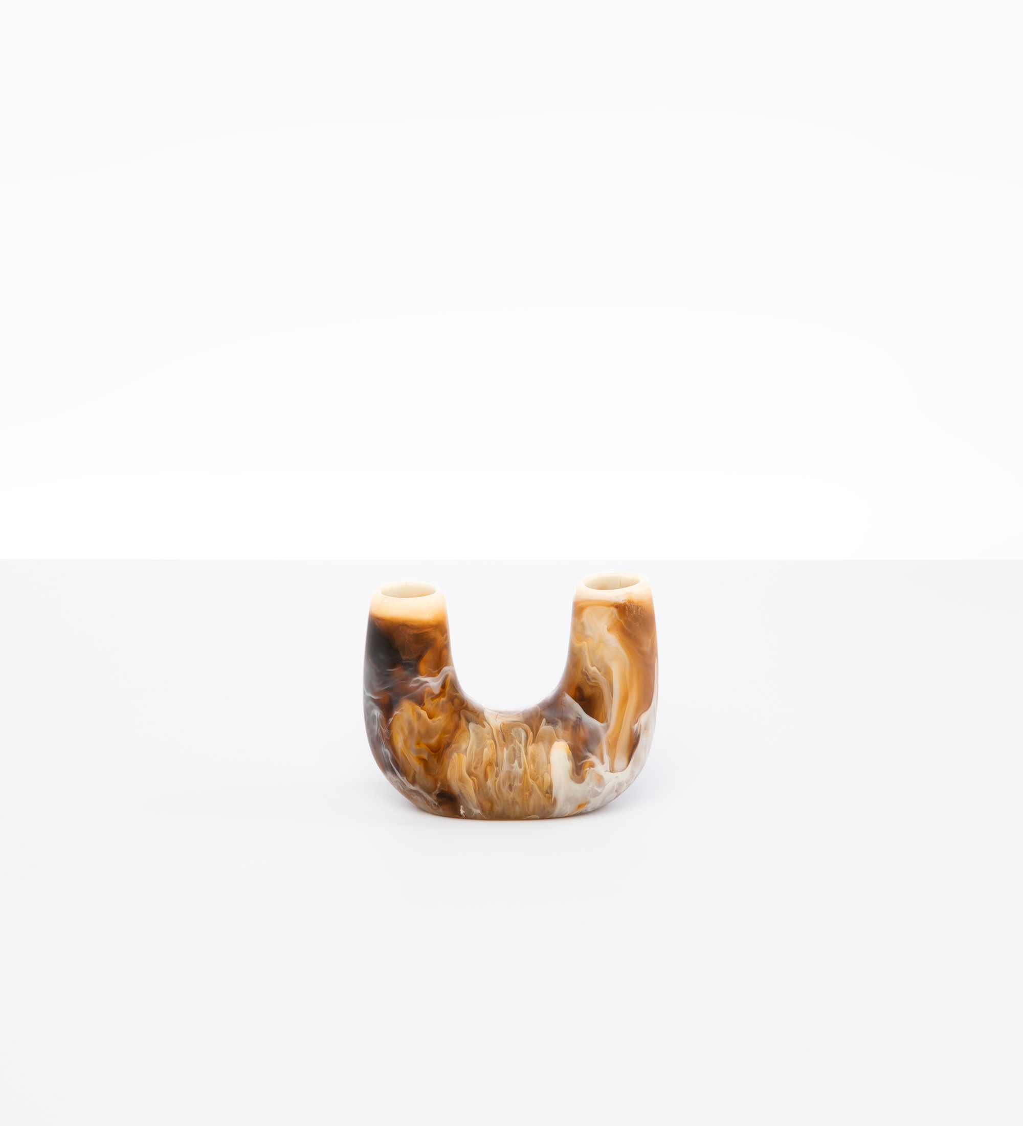 Dinosaur Designs Mini Branch Vase small vase in Light Horn brown Colour resin