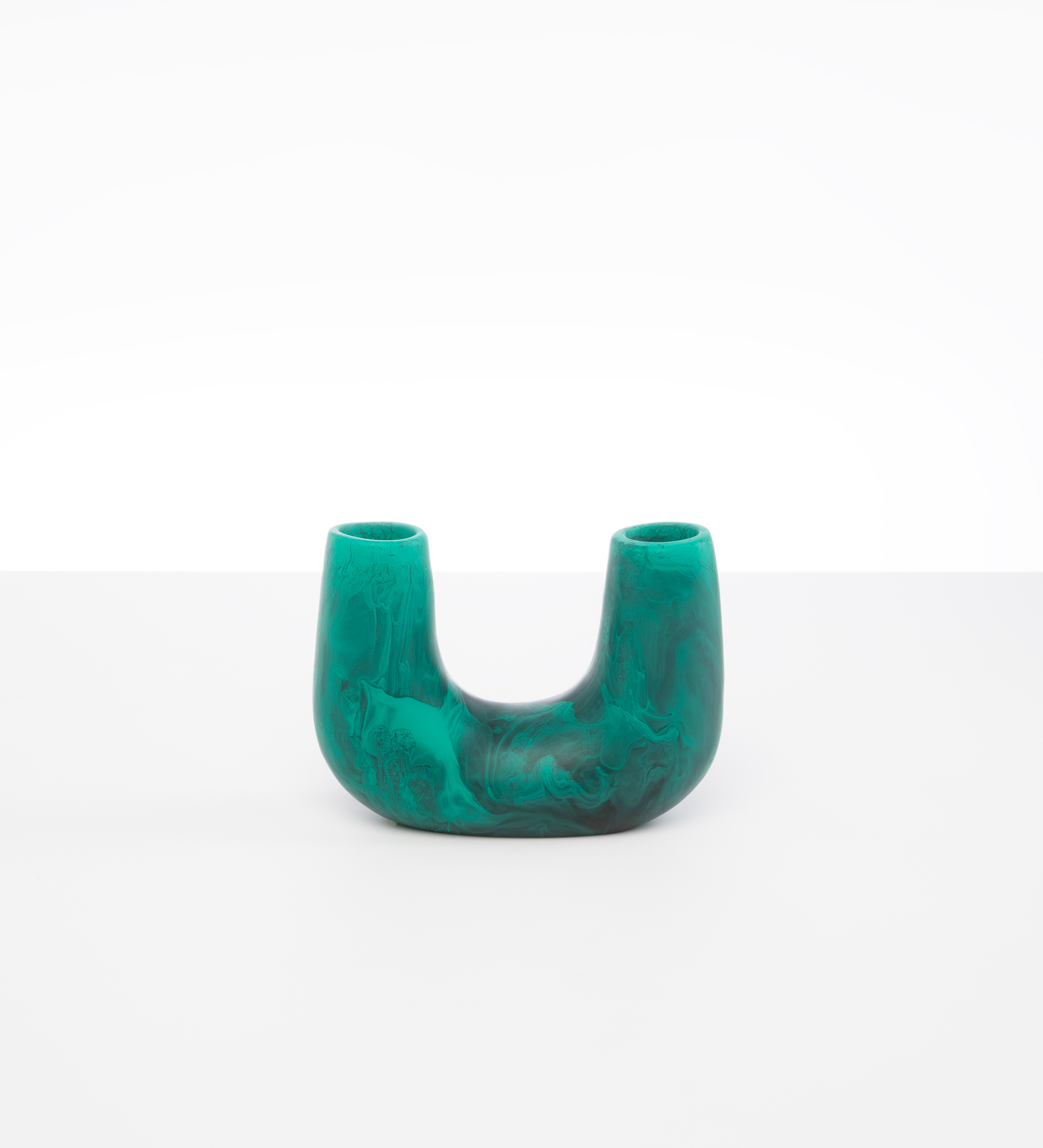 Dinosaur Designs Small Branch Vase Vases in Mineral Swirl Colour resin