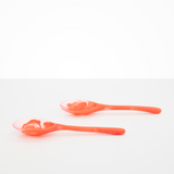 Dinosaur Designs Long Stone Servers Tableware in Lychee Colour resin