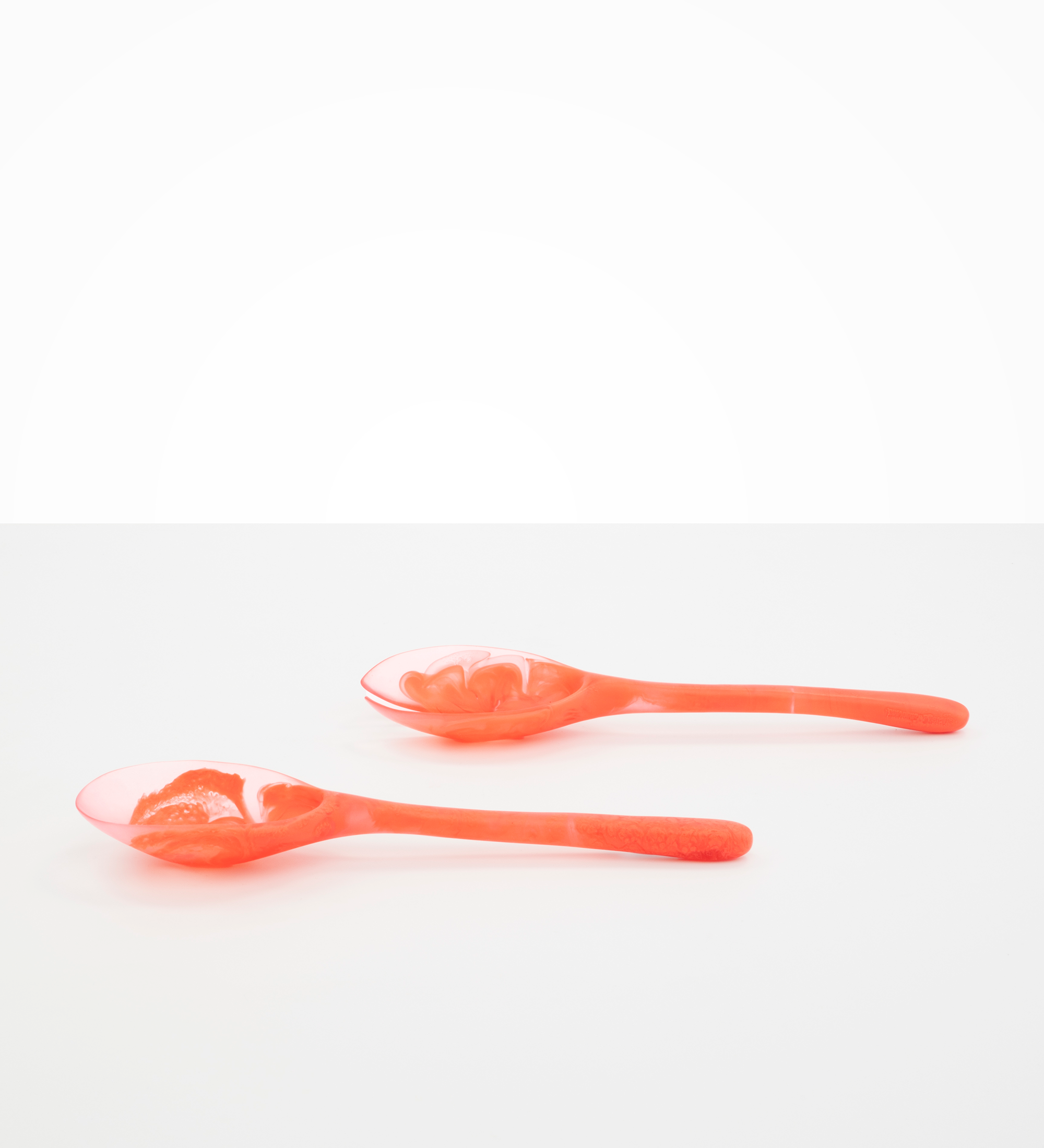 Dinosaur Designs Long Stone Servers Tableware in Lychee Colour resin